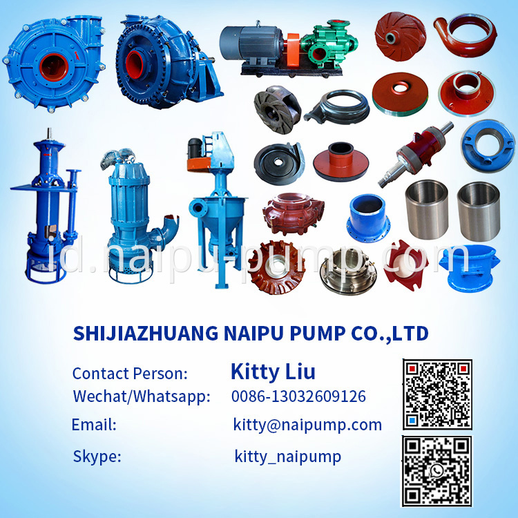 Horizontal Centrifugal Dredger Sand Mud Slurry Pump